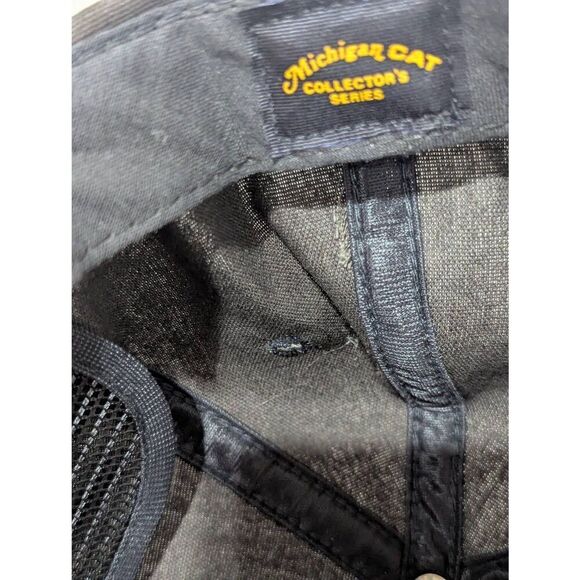 CAT Vintage Michigan Collector's Series Made In USA Trucker Cap Size OS Fits Mos - Picture 3 of 6